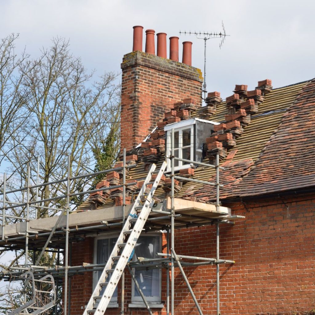 How Long Does It Take To Fix Up A House In Poor Condition painting the roof